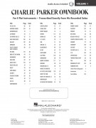 Charlie Parker Omnibook in E Flat (bbok/Audio Online)