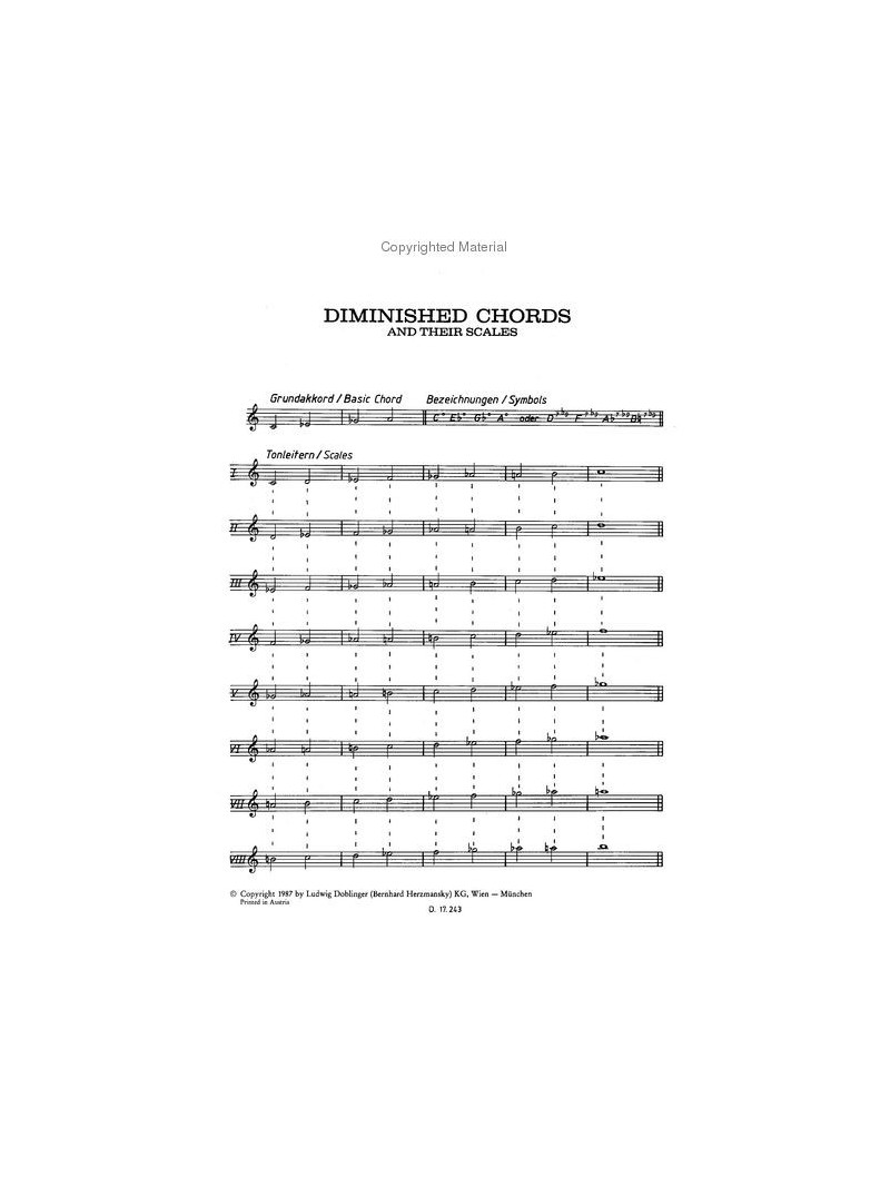 Studies for the Diminished and Augmented Chords for Trumpet