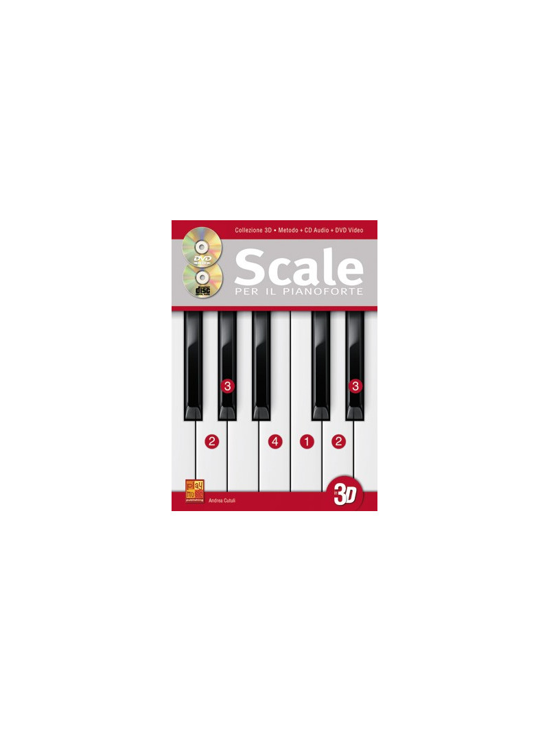 Scale per il pianoforte in 3D (libro/CD/DVD)