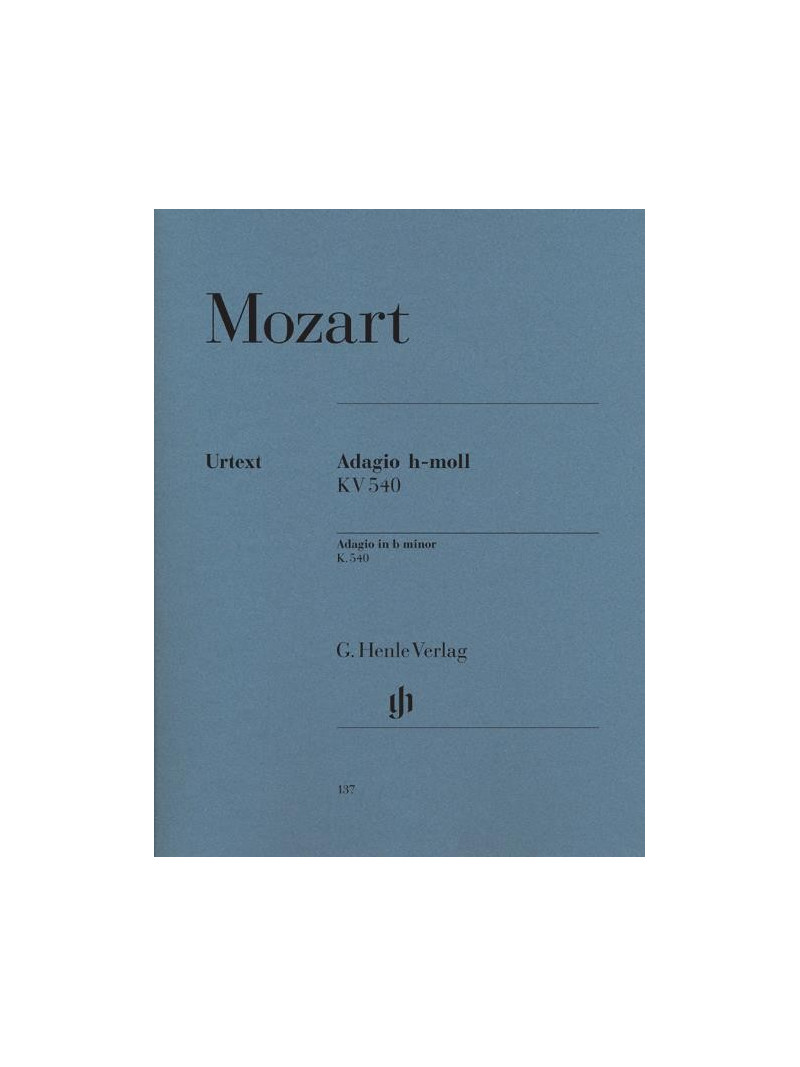 Mozart - Adagio h-moll KV 540 (Piano)