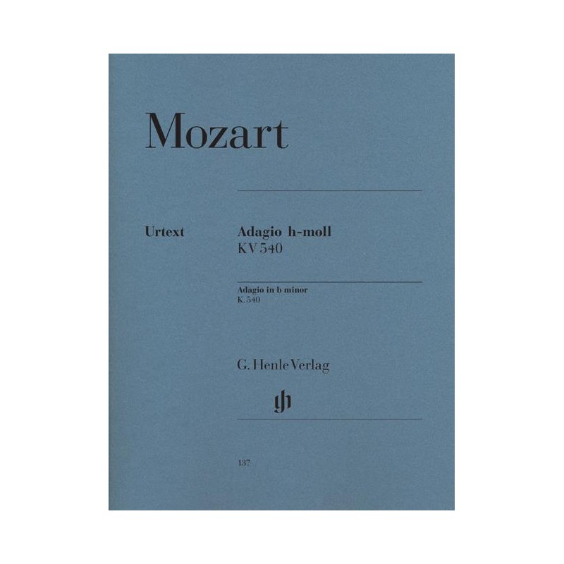 Mozart - Adagio h-moll KV 540 (Piano)