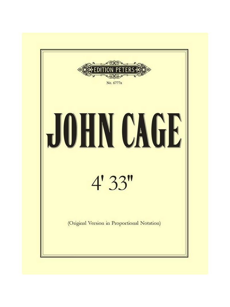 John Cage - 4' 33'' (original version)
