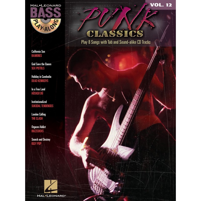 Punk Classics: Bass Play-Along Volume 12 (book/CD)