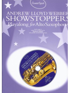 Guest Spot: Showstoppers Playalong For Alto Saxophone (book/CD)