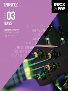 Rock & Pop Exams: Bass Grade 3 from 2018 (book/download)