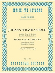 Bach: Suite - A-Moll for guitar BWV 995