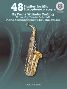 48 Studies for Alto Saxophone, op. 31 (book/Audio Online)