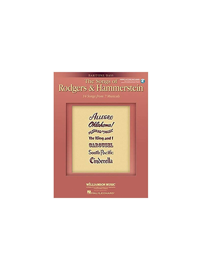 The Songs Of Rodgers And Hammerstein - Bass/Baritone (book/2 CD) 