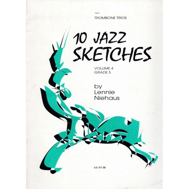 lennie niehaus 10 Jazz Sketches for Trombone Trios Vol. 3