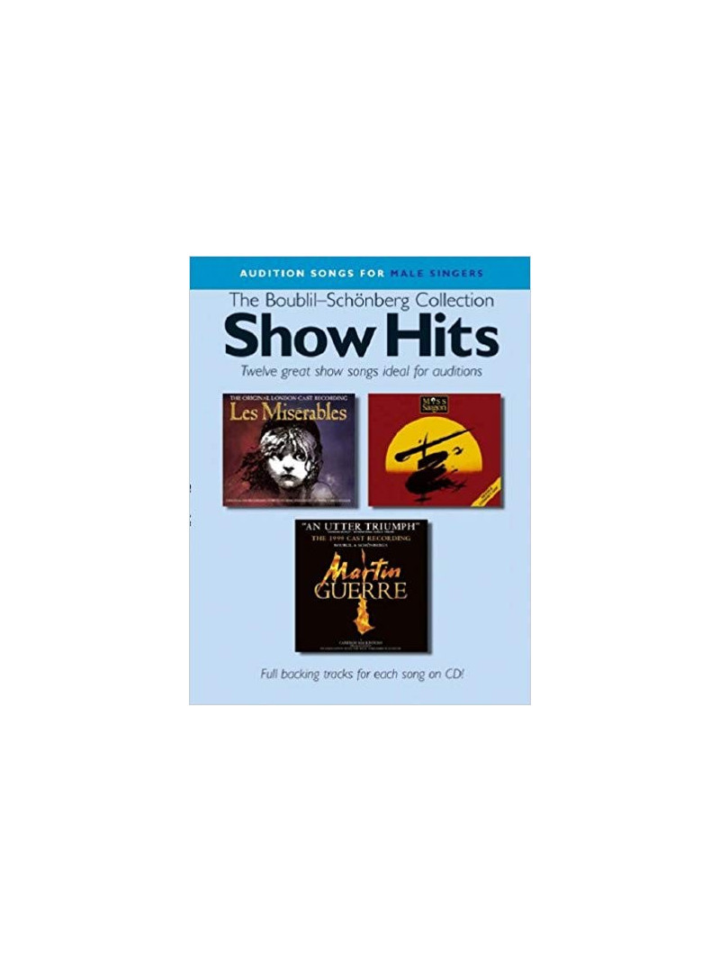 Audition Songs For Male Singers Show Hits (book/CD)
