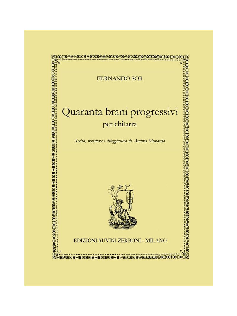 Fernando Sor - Quaranta brani progressivi per chitarra