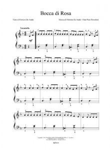 Primi passi sulla tastiera del pianoforte - Fabrizio de Andre'