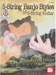 5-String Banjo Styles for 6-String Guitar (book/CD)