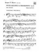 Studi melodici e ritmici per violino
