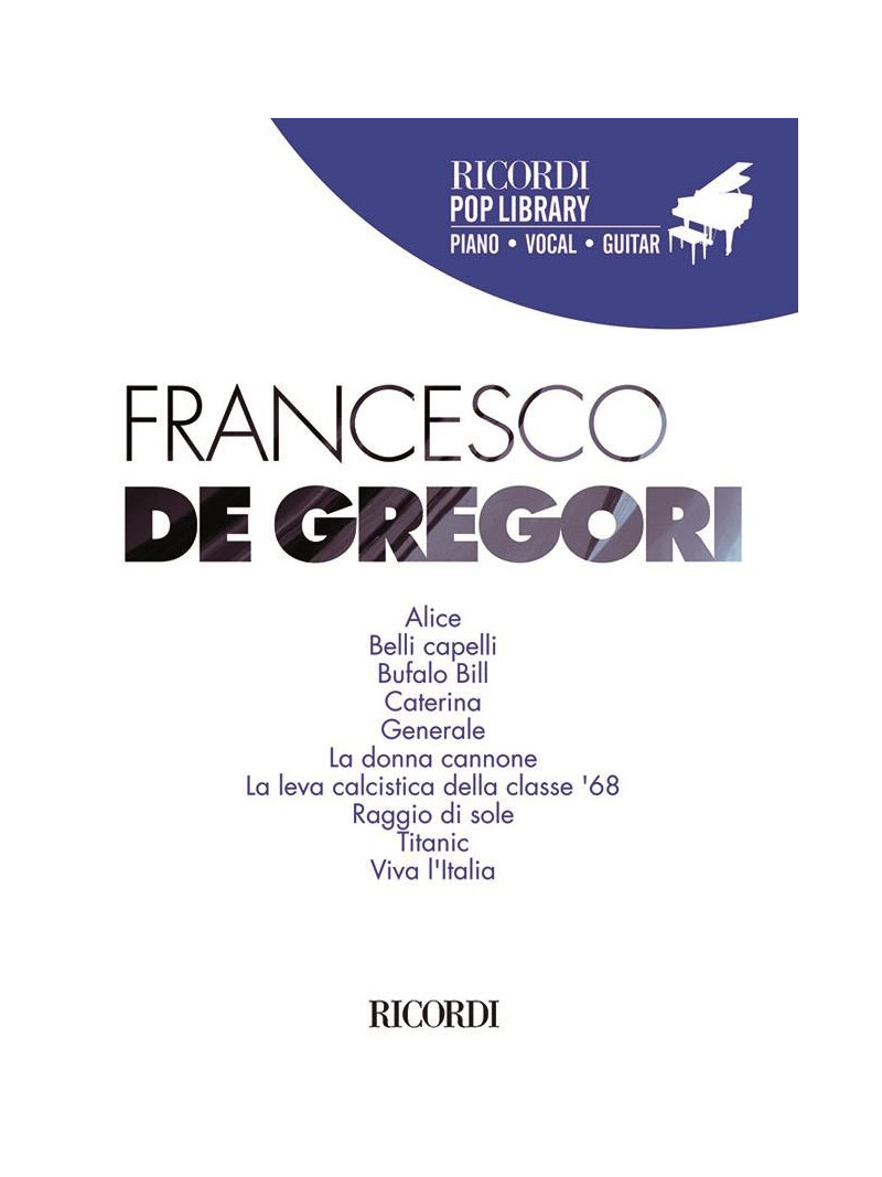 Francesco De Gregori - Ricordi Pop Library