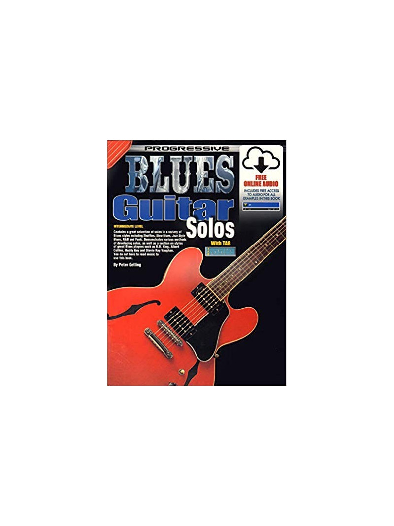 Progressive Blues Guitar Solos (book/CD)