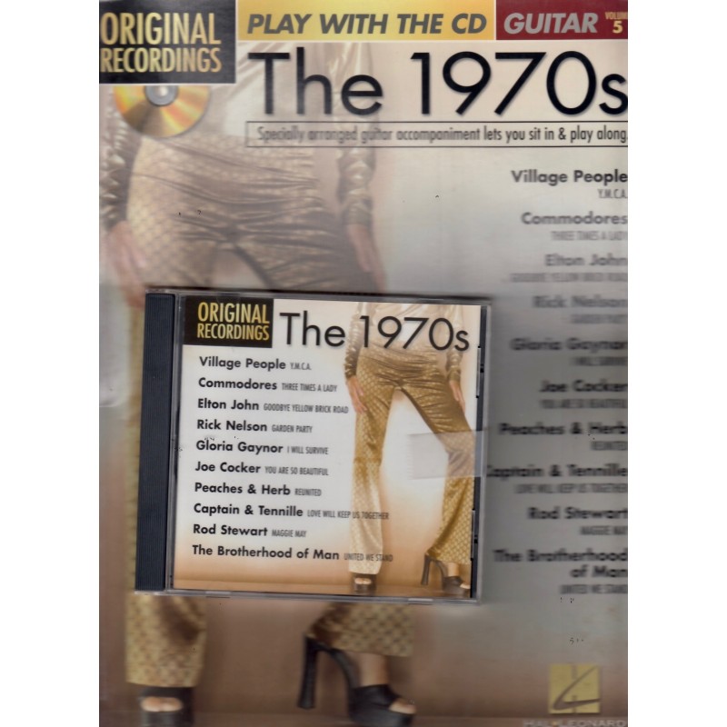 Play Guitar with Original Recordings: The 1970s (Book / CD)