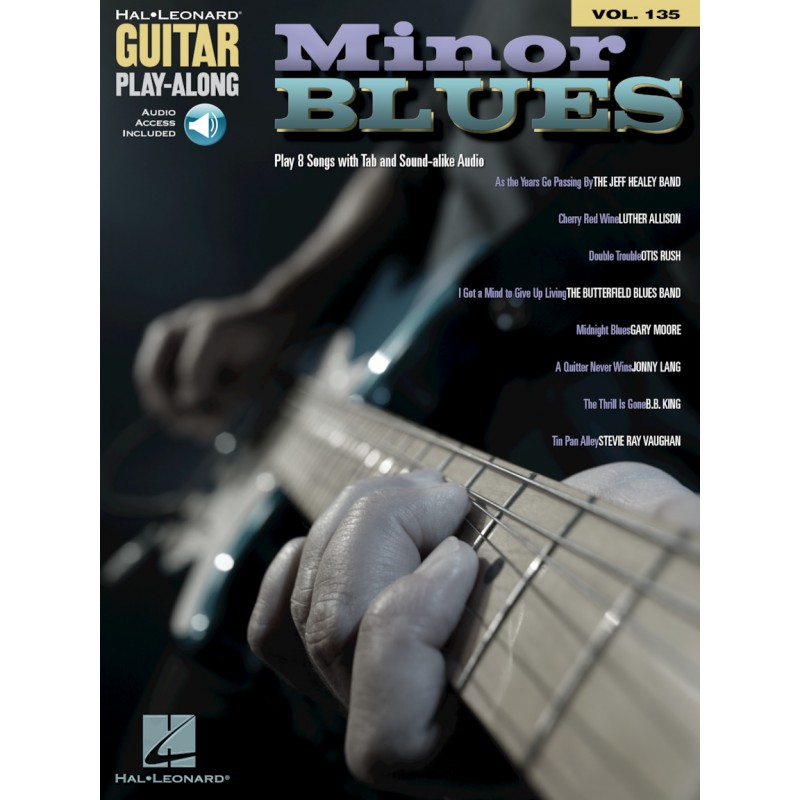 Minor Blues: Guitar Play-Along Volume 135 (book/Audio Online)