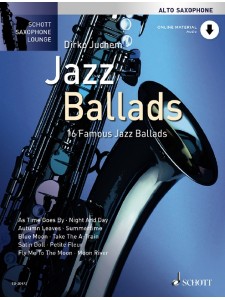 Jazz Ballads For Alto Saxophone (book/CD Play-Along)