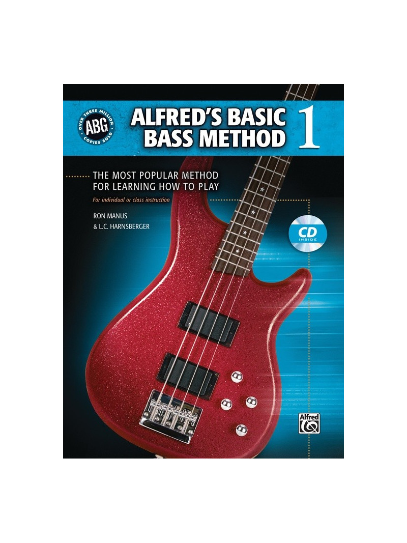 Alfred's Basic Bass Method, Book 1 (book/CD)