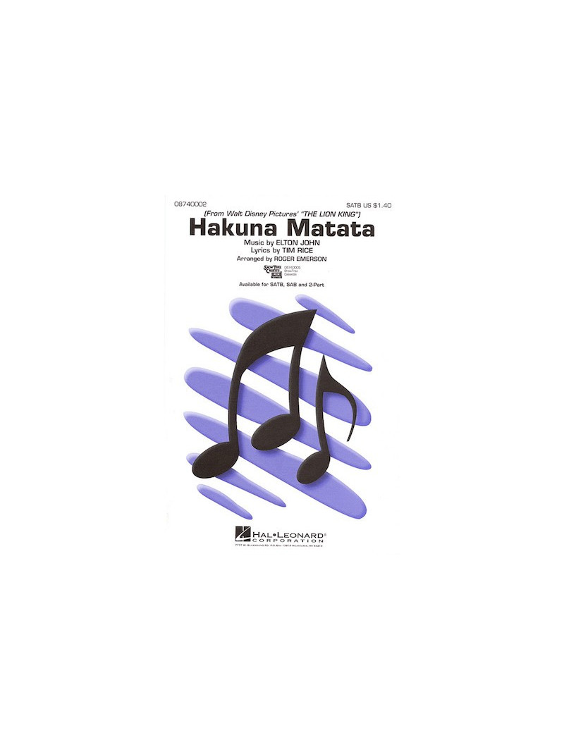 Elton John: Hakuna Matata (Choral)