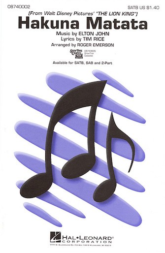 Elton John: Hakuna Matata (Choral)