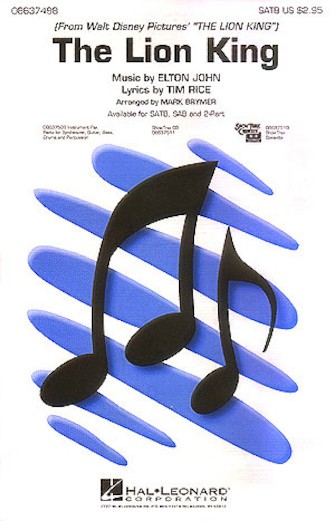 The Lion King Medley (choral/CD)