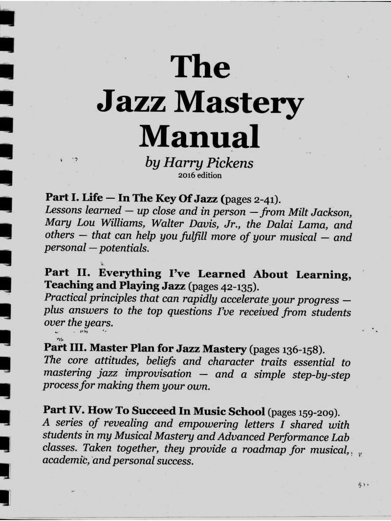 The Jazz Mastery Manual