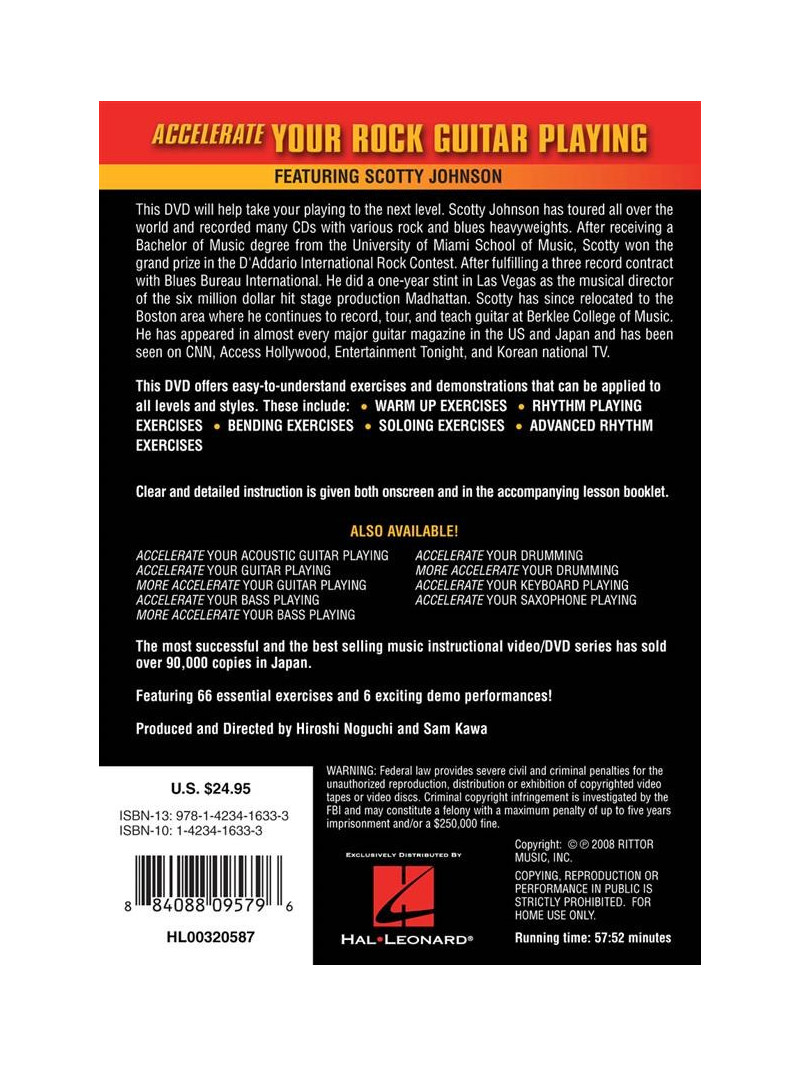 Accelerate Your Rock Guitar Playing (DVD)