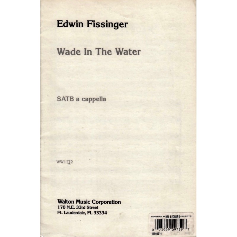 Wade in the Water (choral)