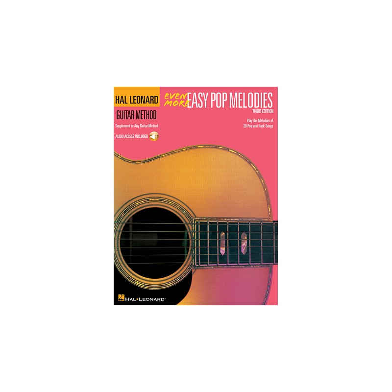 Guitar Method: Even More Easy Pop Melodies (book/Audio Online)
