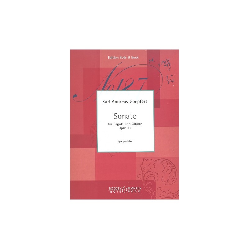 Sonate op. 13 - für Fagott und Gitarre