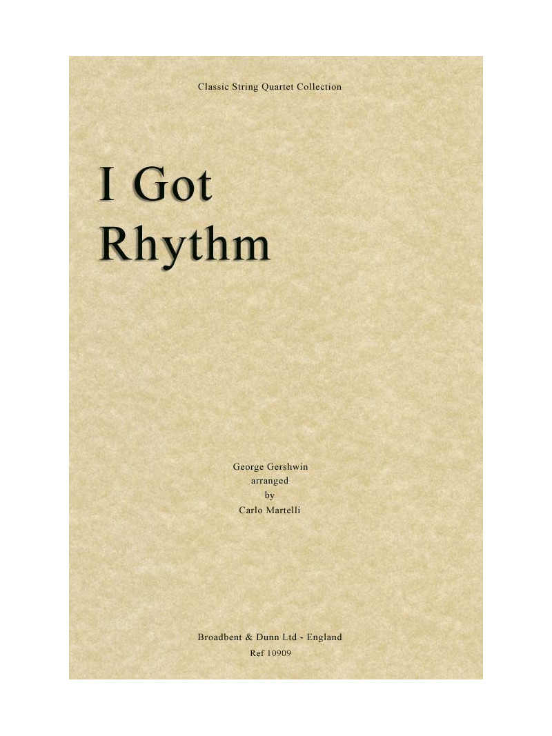 I've Got Rhythm (String quartet)