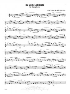 25 Daily Exercises for Saxophone