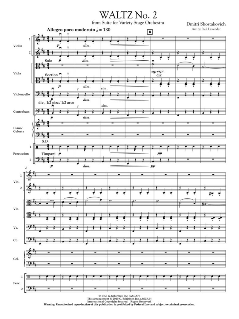 Waltz No.2 - Shostakovich