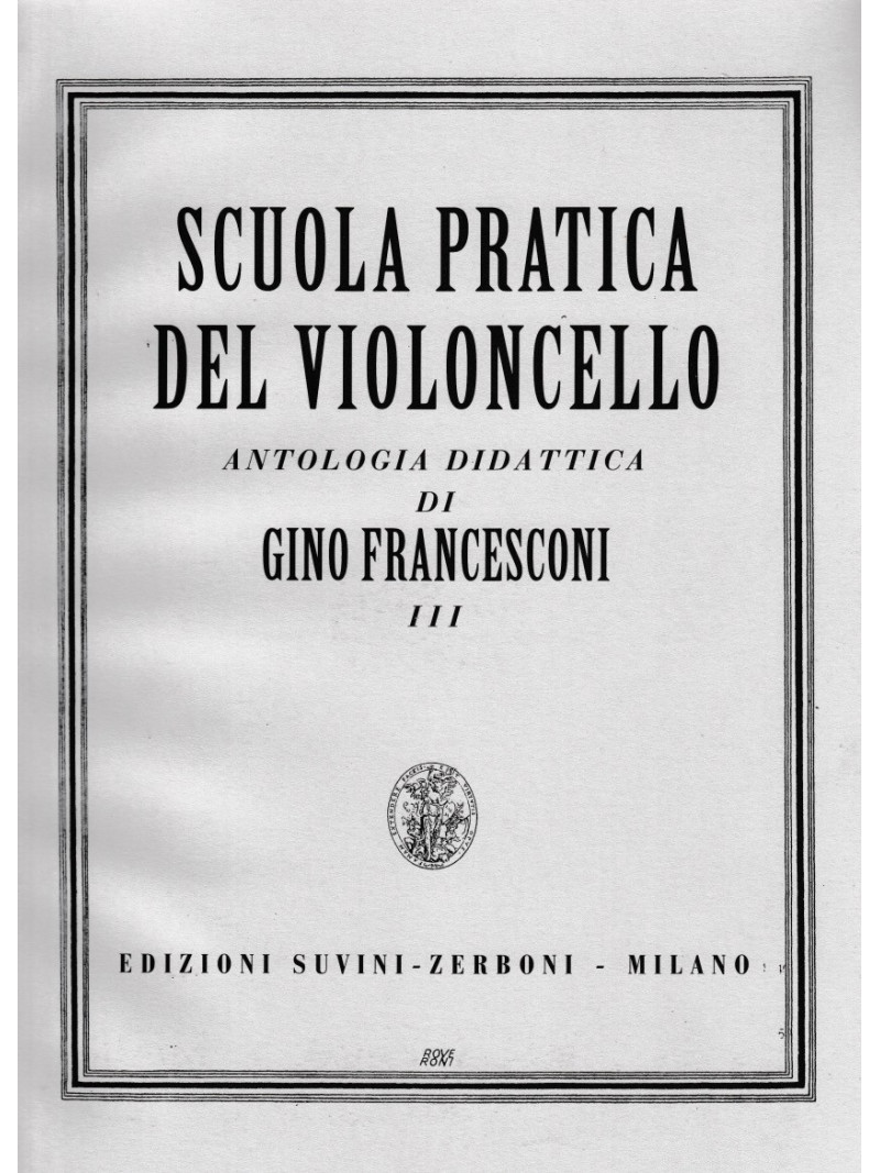 Scuola Pratica Del Violoncello III