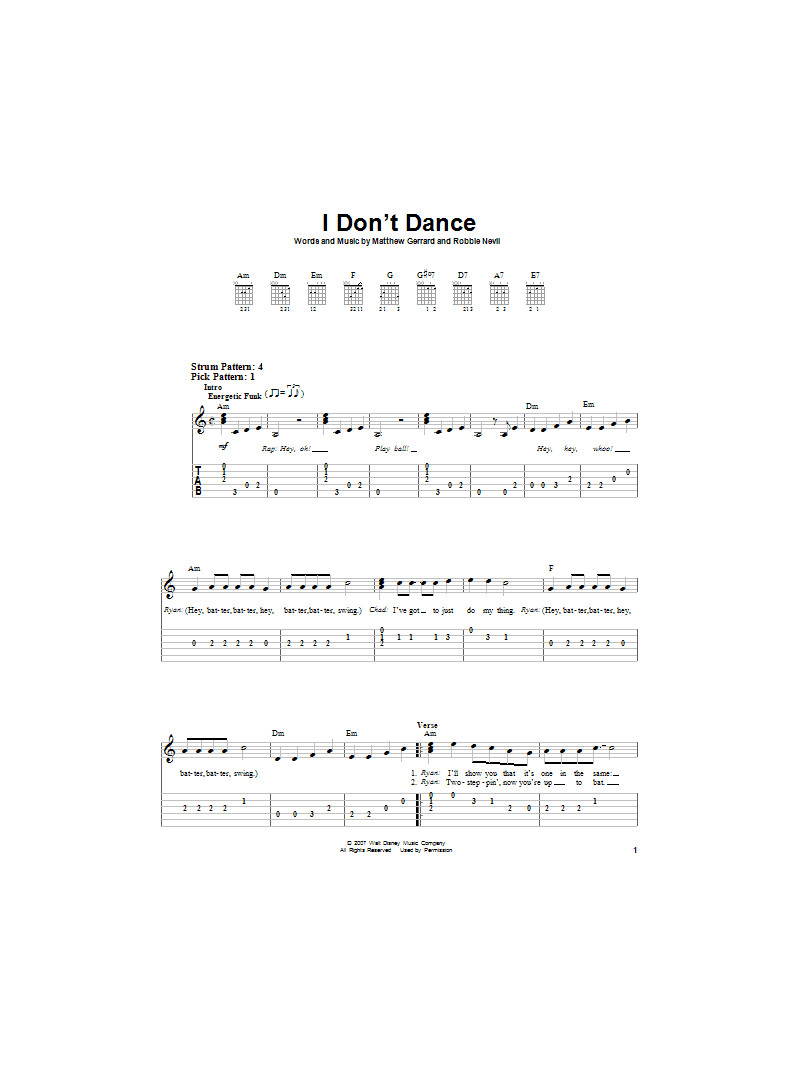 High School Musical 2 - Easy Guitar