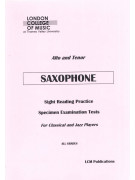 LCM Saxophone - Specimen Sight Reading Tests 1-8