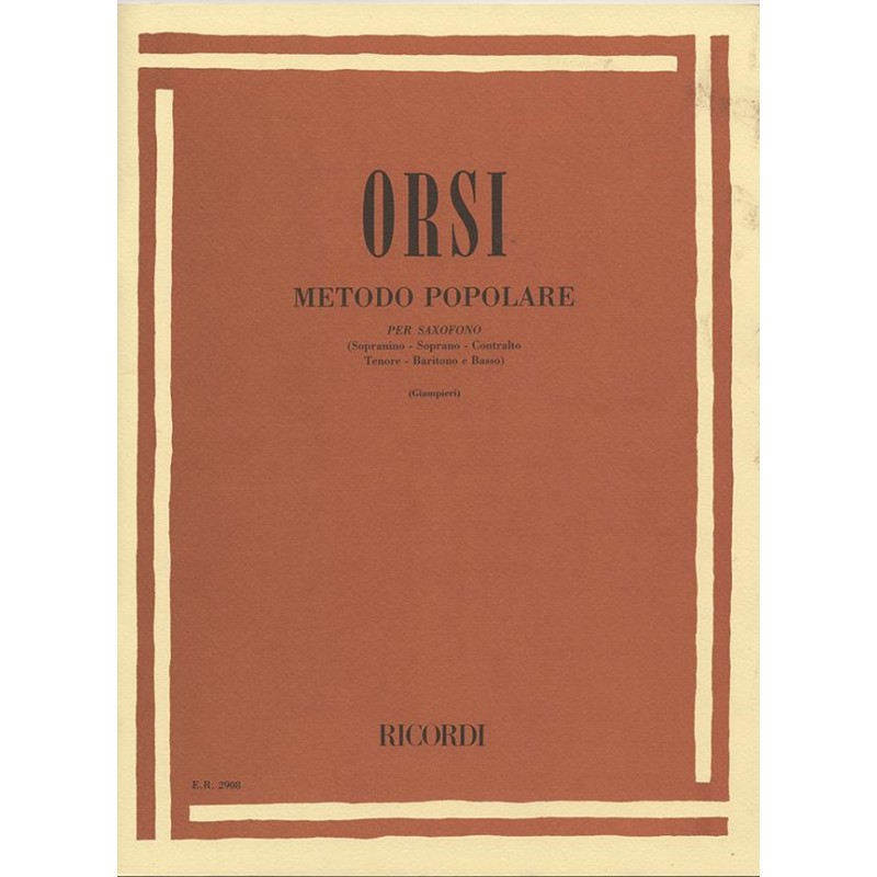 Metodo popolare per sassofono