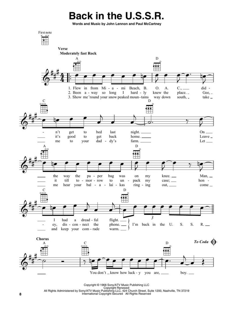 Yesterday Beatles ukulele
