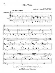 Piazzolla Tangos Clarinet
