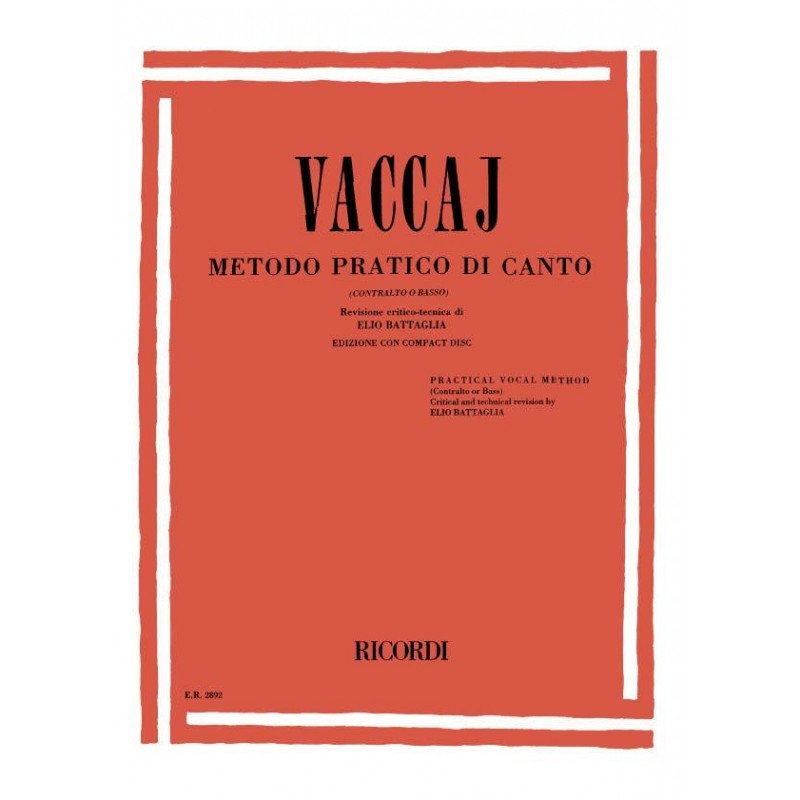 Metodo pratico di canto + CD (contralto o basso)