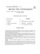 Bottesini - Metodo Per Contrabbasso