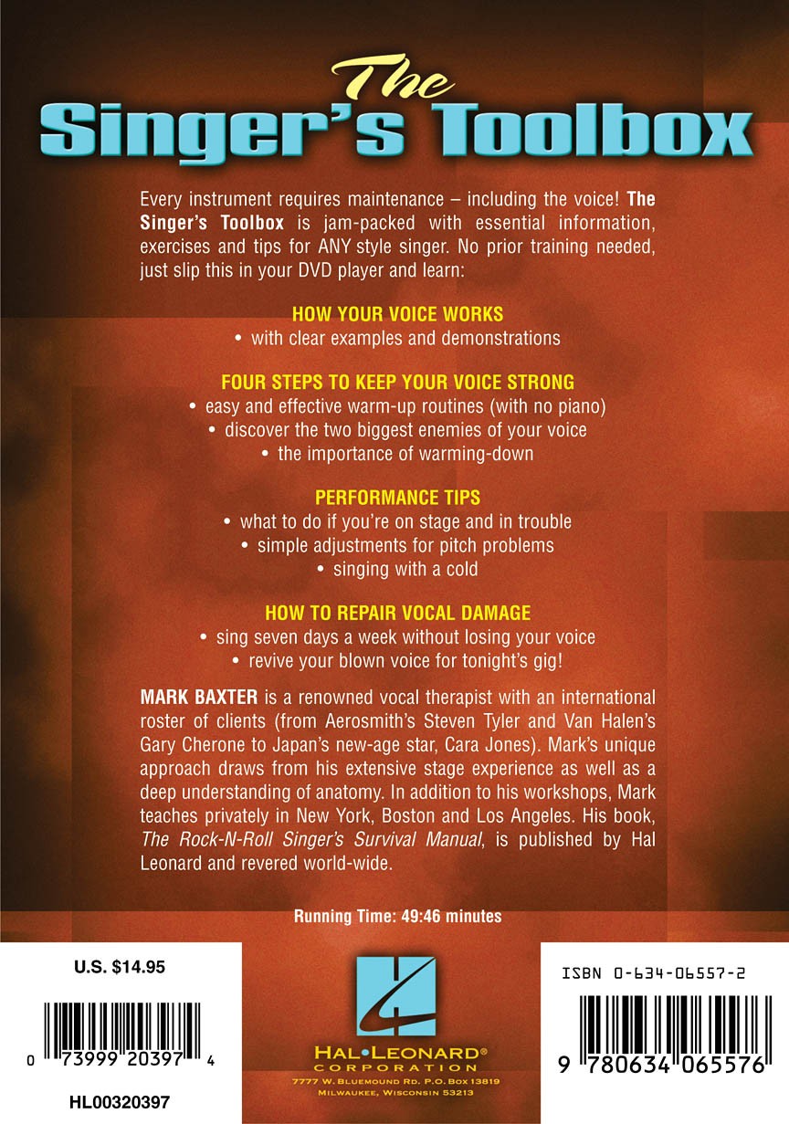 The Singer's Tool Box (DVD)