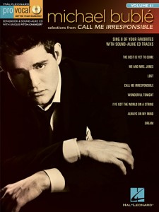 Pro Vocal: Michael Buble' Men's Edition Volume 61 (book/CD sing along)