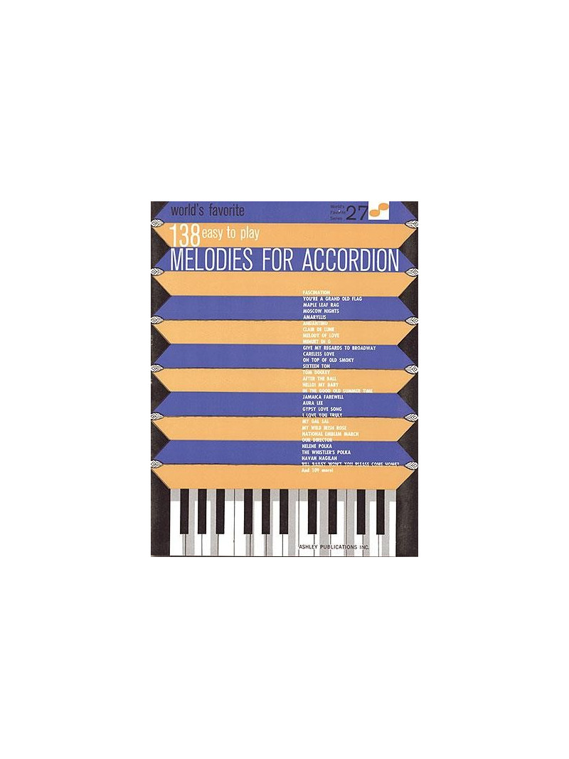 138 melodies for accordion