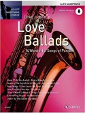Love Ballads For Alto Saxophone (book/Audio Online)