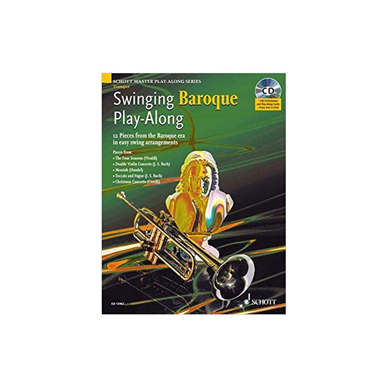 Swinging Baroque Play-Along - Trumpet (book/CD)