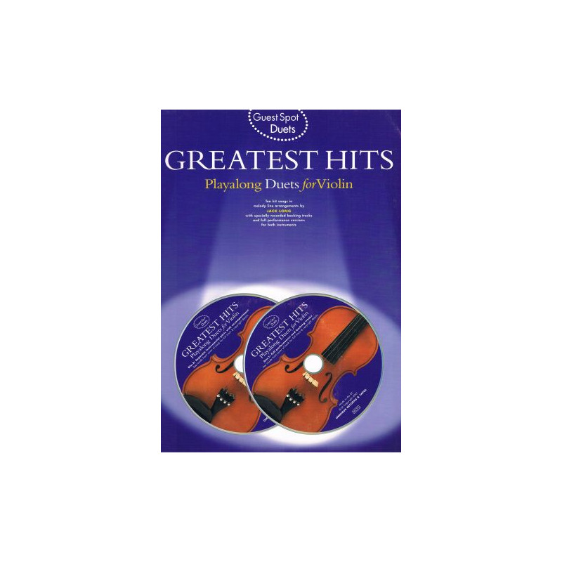 Guest Spot: Greatest Hits Playalong Duets For Violin (book/2 CD)