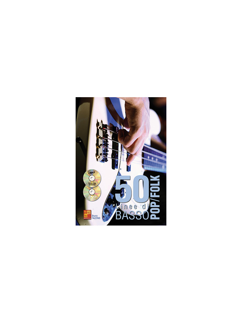 50 linee di basso pop/folk (libro/CD MP3/DVD)